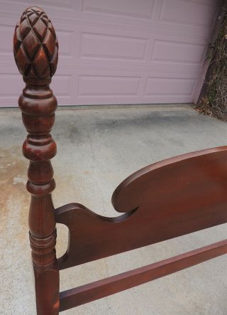 Antique Mahogany 4 Poster Bed Frame - Double size 2