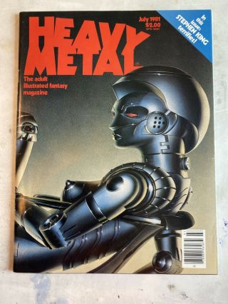 Heavy Metal 1981 Vol 5 4 July Stephen King Corben Outland