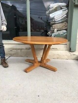 MID CENTURY MODERN BRANDT RANCH OAK DINING AND OR CARD / GAME TABLE 2