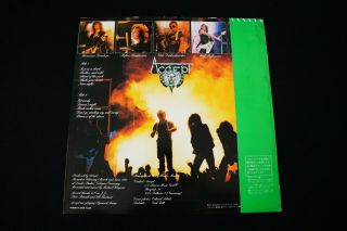 ACCEPT - RESTLESS & WILD - JAPAN LP vinyl OBI SP25 - 5049 3