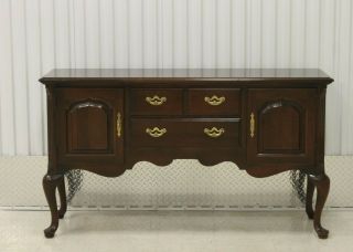 Thomasville Solid Cherry Queen Anne Style Sideboard / Buffet 2