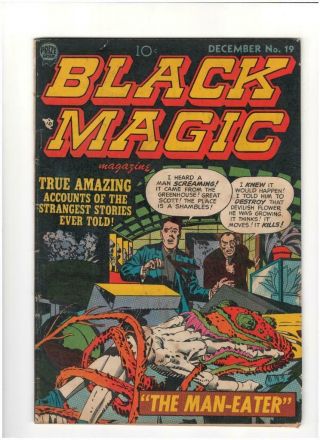 Black Magic (vol.  3) 1 Prize - 1952 - Jack Kirby - 10c - George Roussos - Very Rare 6.  5