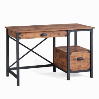 Better Homes & Gardens Rustic Country Desk,  Weathered Pine Finish Office Home