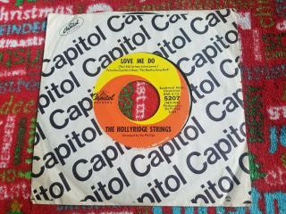 The Beatles Hollyridge Strings 45 Record Love Me Do All My Loving Capitol 1964