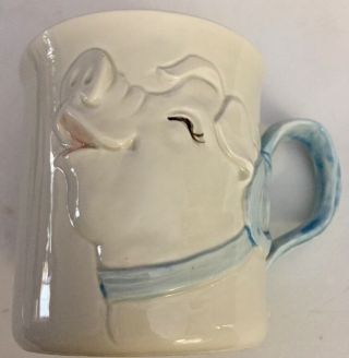 Vintage Fitz & Floyd Country Pig Ceramic Mug 1983