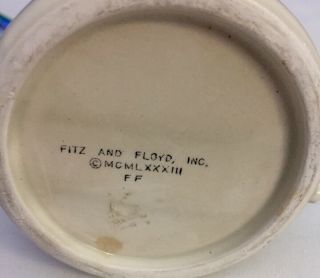 Vintage Fitz & Floyd Country PIG Ceramic Mug 1983 3