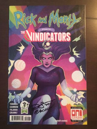 Rick And Morty Presents The Vindicators 1.  Signed By Jen Bartels No