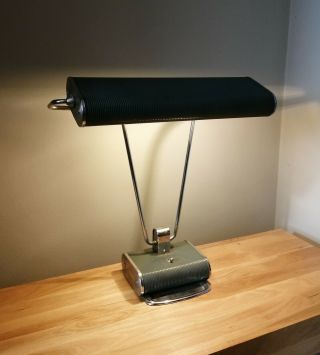 Mid Century Eileen Gray Vintage French Jumo Designer Desk Lamp Light