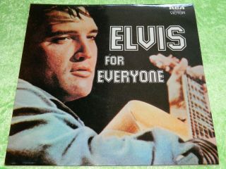 ELVIS PRESLEY : For everyone - Blue shirt TV Special sleeve 1972 UK RCA LP NM 198 2