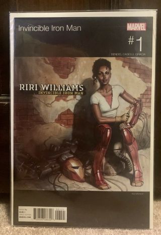 Invincible Iron Man 1 Granov Hip Hop Variant Riri Williams