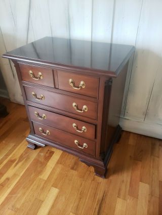 2 Antique Leopold Stickley Cherry Dresser Chest Of Drawers night stand 3