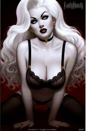 Lady Death Devotion 1 Naughty Lace Edition 65/99 Unsigned
