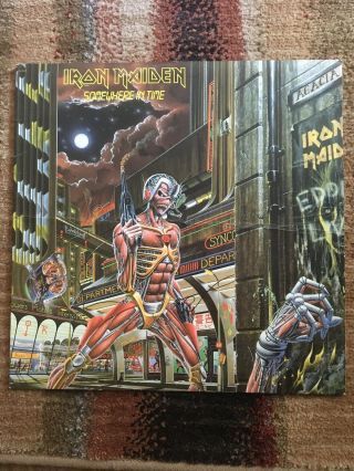Vintage Iron Maiden “somewhere In Time” 1986 Vinyl