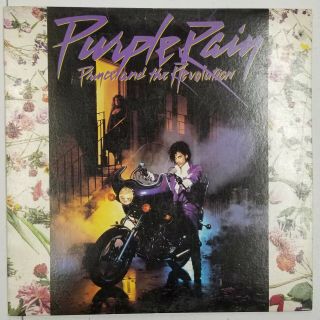 Prince And The Revolution “purple Rain” 1984 Vinyl Record Lp,  Poster