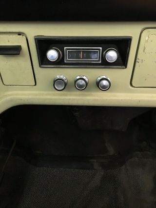 Vintage 1967 Ford Pickup Truck Radio.