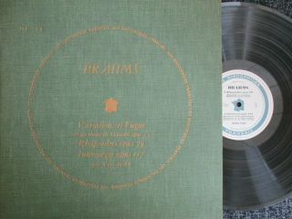 Mega Rare Ed1 Yves Nat Brahms Les Discophiles FranÇais Df177 France