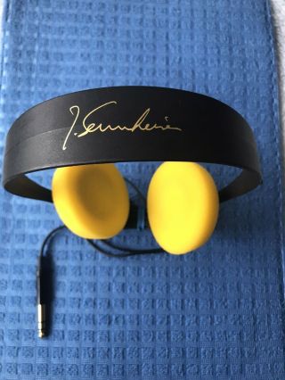Vintage Sennheiser Hd 414 Headphones - Black/yellow