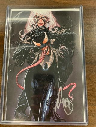 Black Cat 2 Venom - Ized Virgin Variant Cover Marvel Signed By Mark Brooks