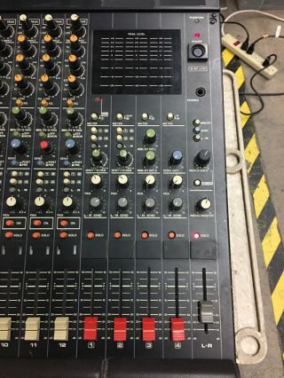 Rare Vintage Ramsa Wr - 8112,  12 Channel / 4 Bus Mixer,  Mixing Board Console