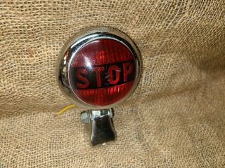 Vintage Accessory Stop Light Lamp Car Truck Motorcycle Gm Ford Buick