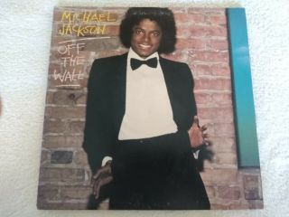 Vintage Michael Jackson " Off The Wall " Vinyl Record.  1979.  33.  Epic Records