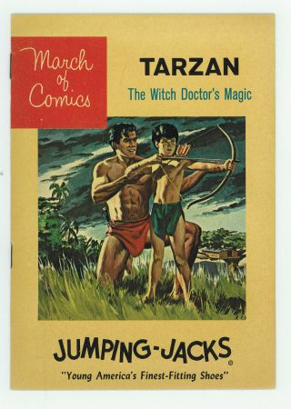 March Of Comics 240 7.  0 Tarzan Jumping - Jacks Shoes Promo Tan Pgs 1962