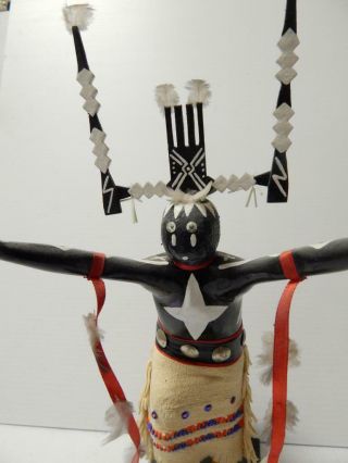 Vintage Hopi Pueblo Indian Kachina Doll Apache Ga 