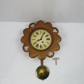 Tell City Chair Company Solid Hard Maple Andover Cottage Vintage Clock