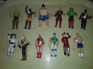 Vintage 1993 Gi Joe Street Fighter 2 Complete Figure Set 1 - 12 W/ Accessories