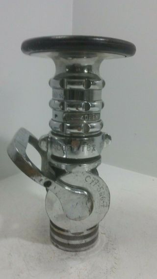 Vintage Elkhart Brass Mfg.  Co.  Fire Hose Nozzle (f - 2)
