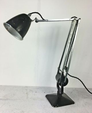 Early Vintage Hadrill & Horstmann Industrial Counter Balance Anglepoise Lamp 50s