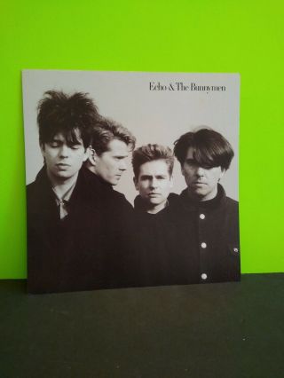 Echo And The Bunnymen Lp Flat Promo 12x12 Poster