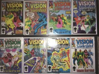 The Vision And The Scarlet Witch 1 - 12 Set Vf/nm 1985 Marvel Comics