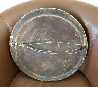 Vintage Regency Style Butlers/Fish Eye Convex Mirror Round Gilt 16 Ball Frame 3