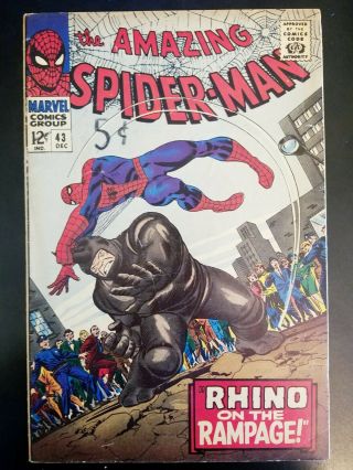 The Spider - Man 43 (dec 1966,  Marvel)