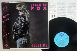 Samantha Fox Touch Me Jive Ali - 28018 Japan Obi Vinyl Lp