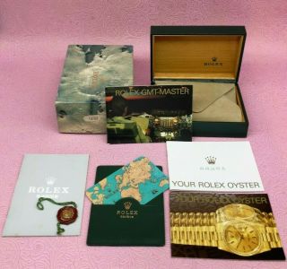 Rolex Gmt - Master 16700 Vintage Watch Box Case Calendar 68.  00.  55 B4272