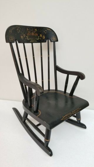 Nichols And Stone Childrens Windsor Rocking Chair Vintage Childs