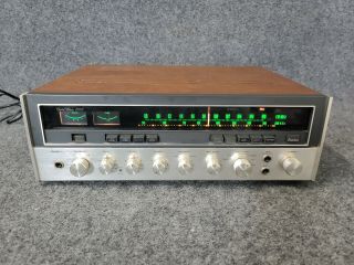 Sansui 7000 Vintage Stereo Solid State Am Fm Stereo Receiver Walnut Case