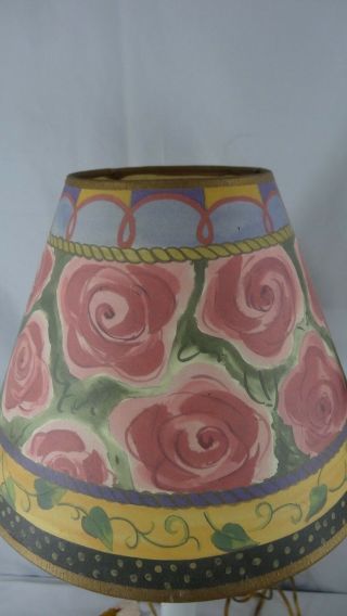 MacKenzie Child ' s Teapot Candlestick Lamps - Vintage 2