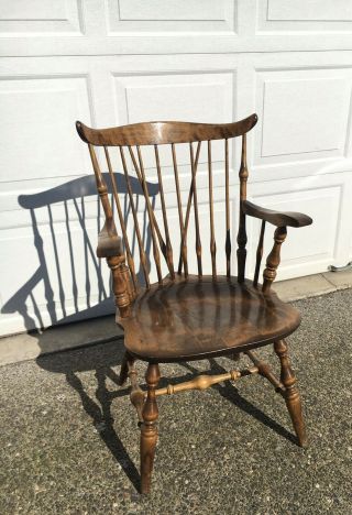 Nichols And Stone Windsor Captains Chair Vintage