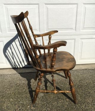 Nichols and Stone Windsor Captains Chair Vintage 3