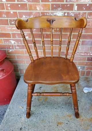 Tell City Hard Rock Maple Dining Chair Colonial Style Andover Finish 4