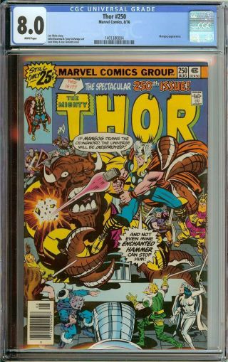 Thor 250 Cgc 8.  0 White Pages