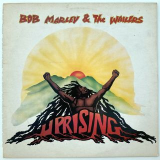 BOB MARLEY & THE WAILERS Uprising - VG,  VG,  Cond Island LP Textured Sleeve (1980) 2
