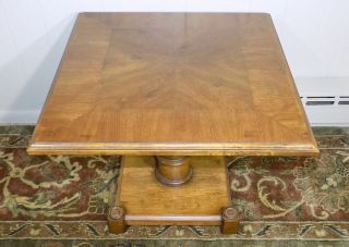 Drexel Heritage Pedestal Side End Table Spanish Revival Neoclassical 205 - 105
