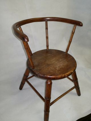 Antique Primitive Childs Windsor Chair
