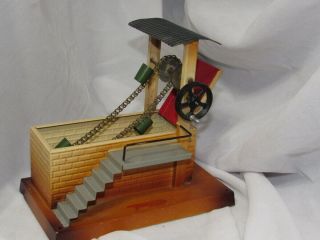 Vintage German Water Bucket Mill Live Steam Engine Tin Toy Fleischmann