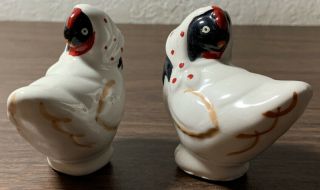 Vintage Chicken Salt And Pepper Shakers Hand Painted