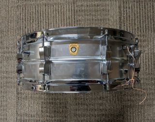 Ludwig Vintage Acrolite Aluminum Snare Drum 8 Lug Keystone Badge